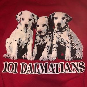 101 Dalmatians Sweatshirt Disney Vintage